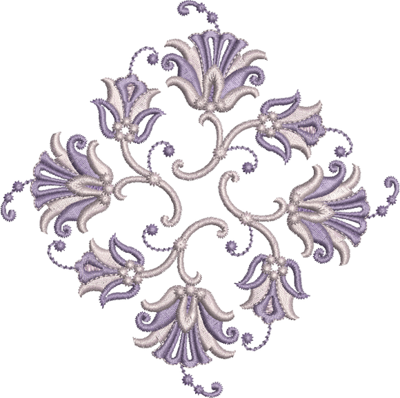 Machine Embroidery Motif -26 - Mix N Match Elegance - by Sue Box