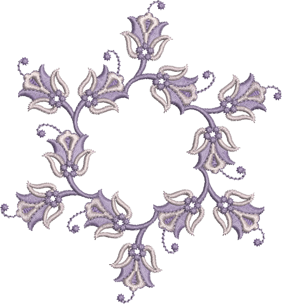 Machine Embroidery Motif -28 - Mix N Match Elegance - by Sue Box