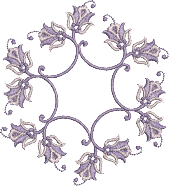 Machine Embroidery Motif -30 - Mix N Match Elegance - by Sue Box