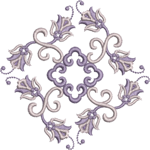 Machine Embroidery Motif -32 - Mix N Match Elegance - by Sue Box