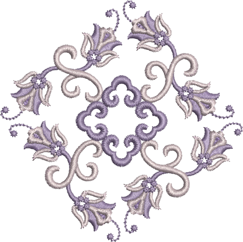 Machine Embroidery Motif -32 - Mix N Match Elegance - by Sue Box