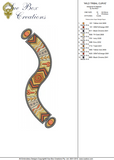 Wild Tribal Curve from the Zoo babies embroidery by Sue Box