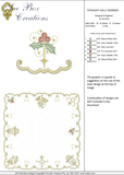 Christmas Straight Holly Border Embroidery Motif - 10 by Sue Box