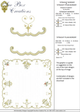 Christmas Straight Border - Straight Plain Border Embroidery Motif -13