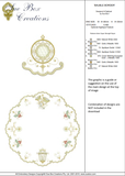 Christmas Circular Bauble Border Embroidery Motif - 17 by Sue Box