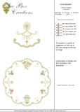 Christmas Circular Star Border Embroidery Motif - 18 by Sue Box