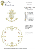 Christmas Circular Lantern Border Embroidery Motif - 19 by Sue Box