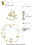 Christmas Circular Bells Border Embroidery Motif - 20 by Sue Box