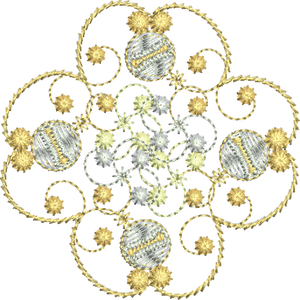 Small Bell Christmas Embroidery design by Sue Box