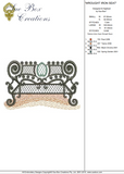 Wrought Iron Seat Embroidery Motif - 31 by Sue Box