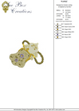 Teddy Bear Purse Embroidery Motif - 12 by Sue Box