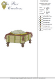 Footstool Embroidery Motif - 25 by Sue Box