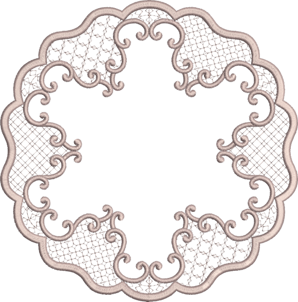 Versatile Doily 2 - Embroidery Motif by Sue Box