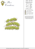 Bush Oak Tree Top Embroidery Motif - 03 by Sue Box