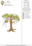 Oak Tree Embroidery Motif - 04 by Sue Box