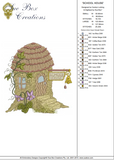 Hedgehog School House Embroidery Motif - 13 by Sue Box