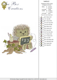 Hedgehog - Harold Hedgehog Embroidery Motif - 14 by Sue Box