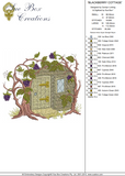 Blackberry Cottage Embroidery Motif - 20 by Sue Box