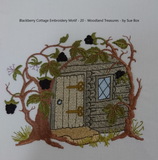 Blackberry Cottage Embroidery Motif - 20 by Sue Box