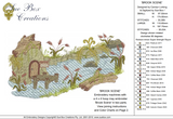Brook Wilderness Scene Embroidery Motif - 33 by Sue Box