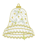 Christmas Bell Design 4 - Embroidery Motif by Sue Box