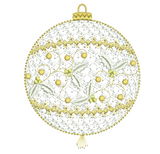 Christmas Bauble Design 1 - Embroidery Motif by Sue Box