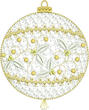 Christmas Bauble Design 1 - Embroidery Motif by Sue Box