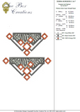 Zebra Borders C & F Embroidery motifs - 28 - Zoo Babies by Sue Box