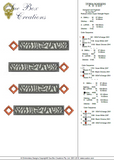 Zebra Borders A,B,D & E Embroidery Motifs - 29 - Zoo Babies by Sue Box